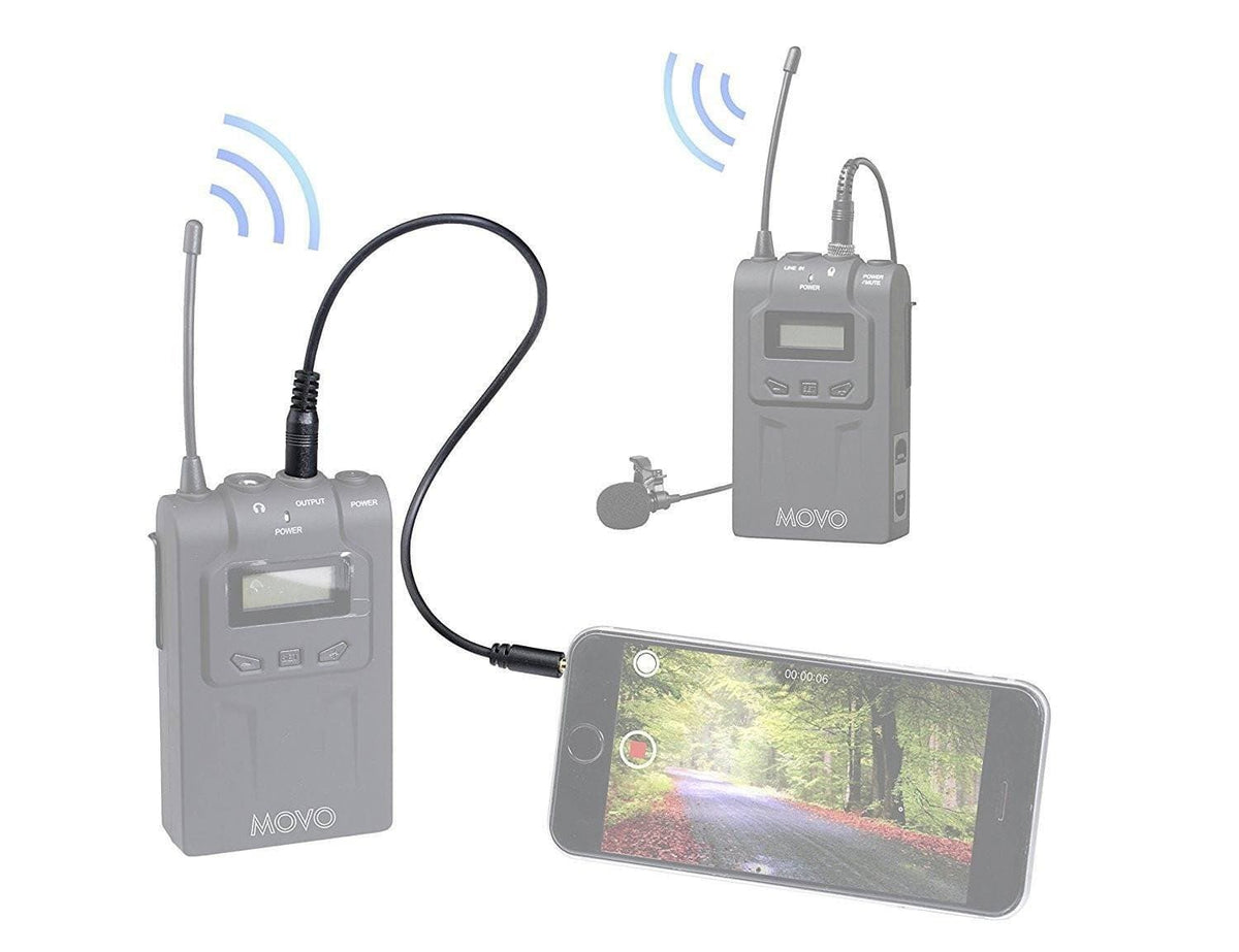 3.5mm TRS Mic to TRRS Adapter Cable for Smartphones | Movo - Movo