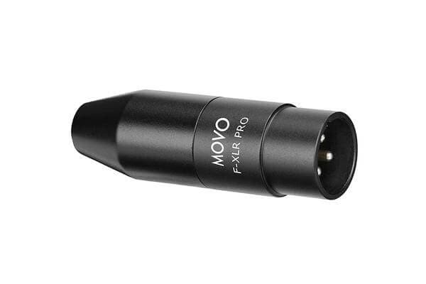 F-XLR-PRO | 3.5mm TRS Mini-Jack Female to 3-Pin XLR Male Adapter | Movo