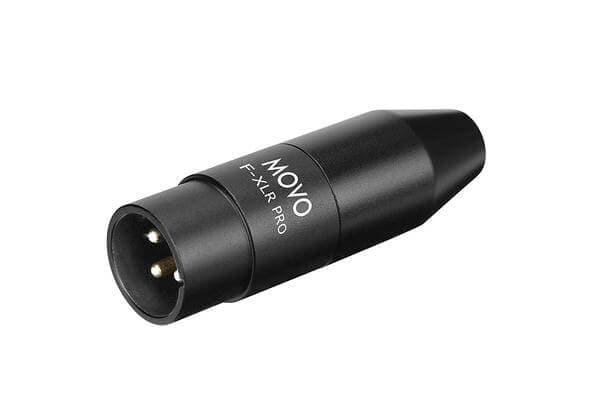 F-XLR-PRO | 3.5mm TRS Mini-Jack Female to 3-Pin XLR Male Adapter | Movo