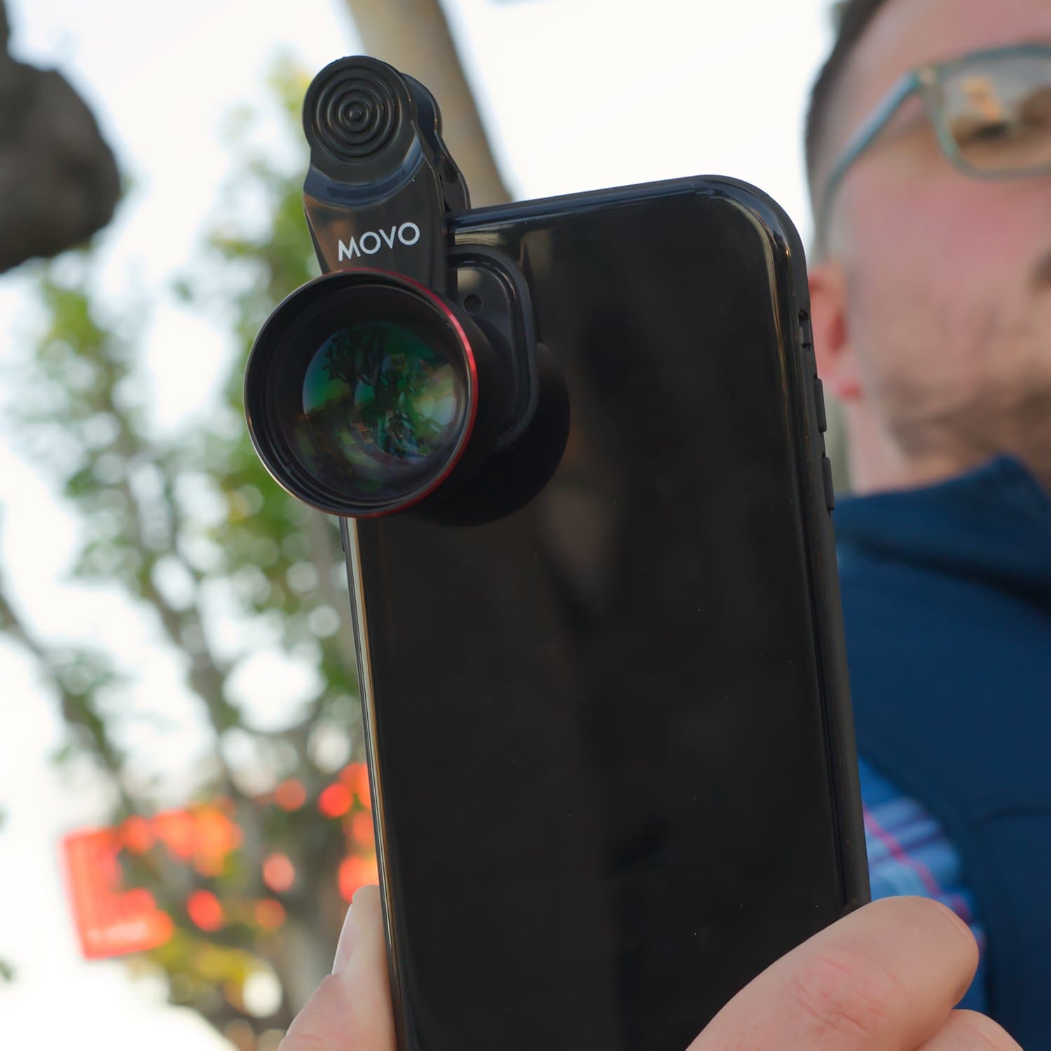 3x Telephoto Lens W/ Universal Clip Mount for Smartphones | SPL-TELE | Movo - Movo