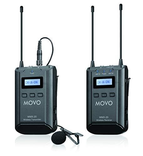 48-Channel UHF Wireless Lav Mic | DSLR Cameras/Camcorders - Movo