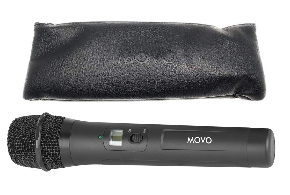 48-Channel Wireless Mic with Built-in Transmitter (Receiver Sold Separately) - Movo