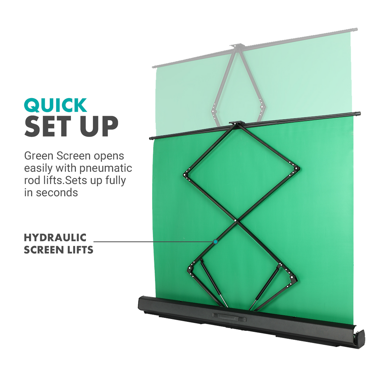 RGS-1 | Professional Retractable Green Screen | Movo