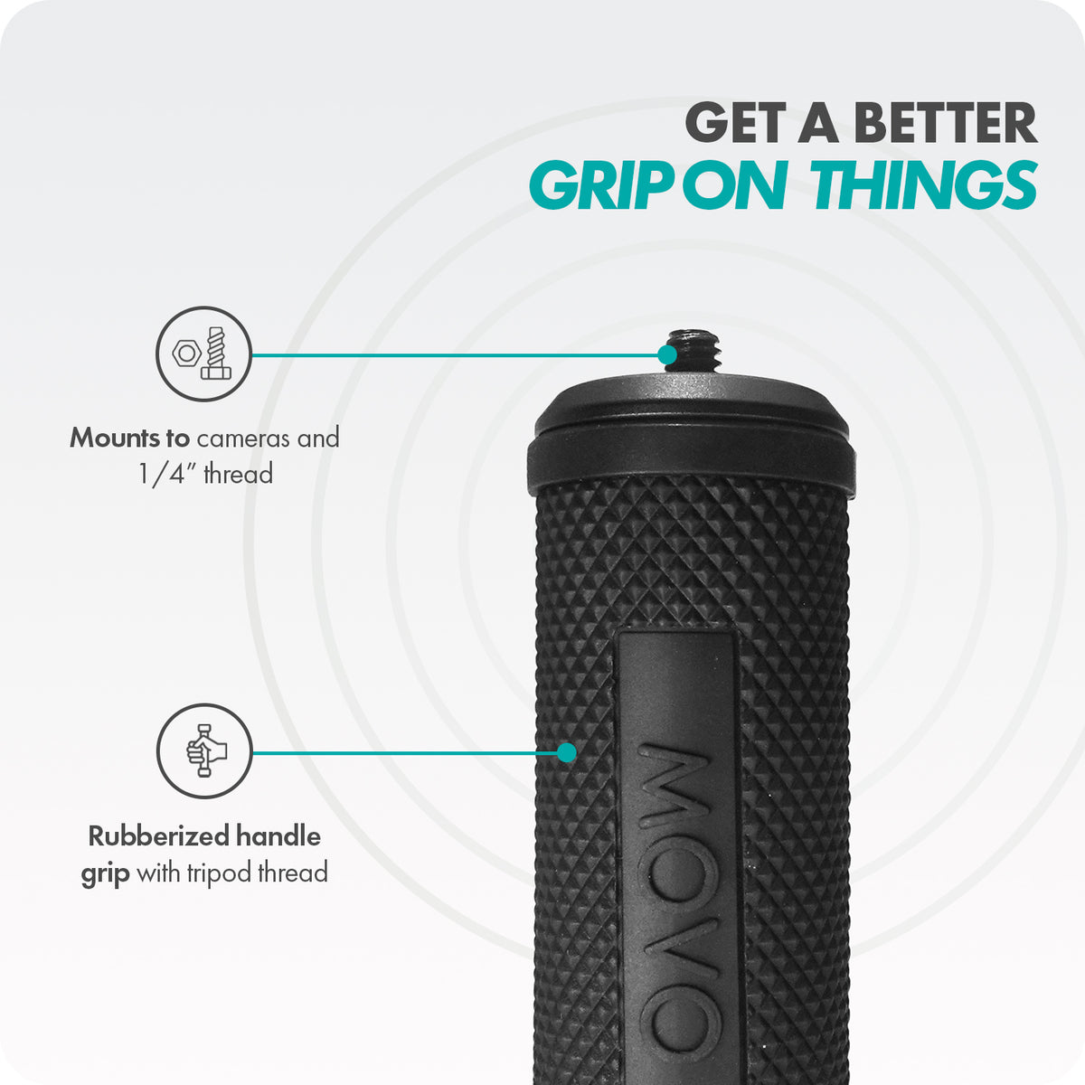 SM6H | Dual Rycote Shockmount + Handle Grip | Movo