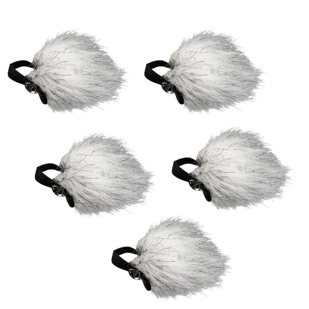 WS10n | 5x Universal Furry Outdoor Lav Mic Windscreen Muffs | Movo