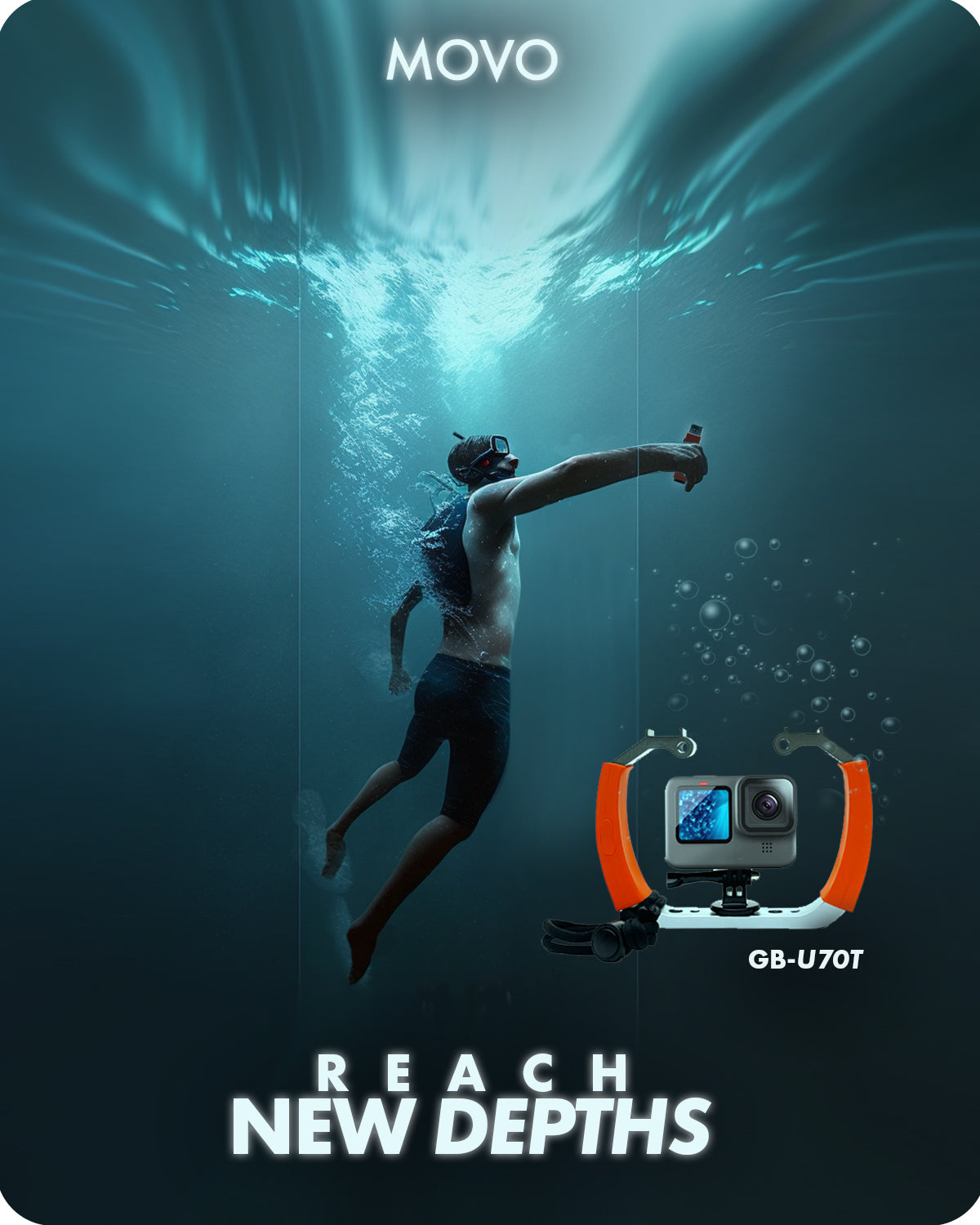 GB-U70T | Underwater Diving Rig | Movo