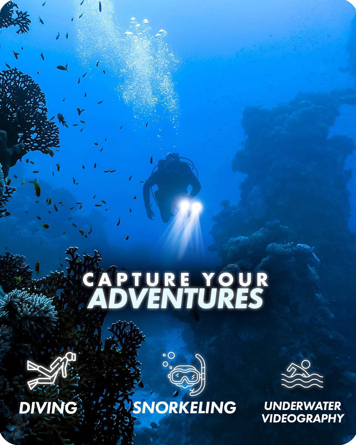 DiveRig5 | Underwater Video/Photo Diving Rig | Movo