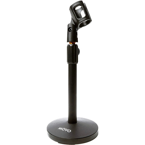 TMC-3 | Adjustable Tabletop Mic Stand with Mic Clip | Movo
