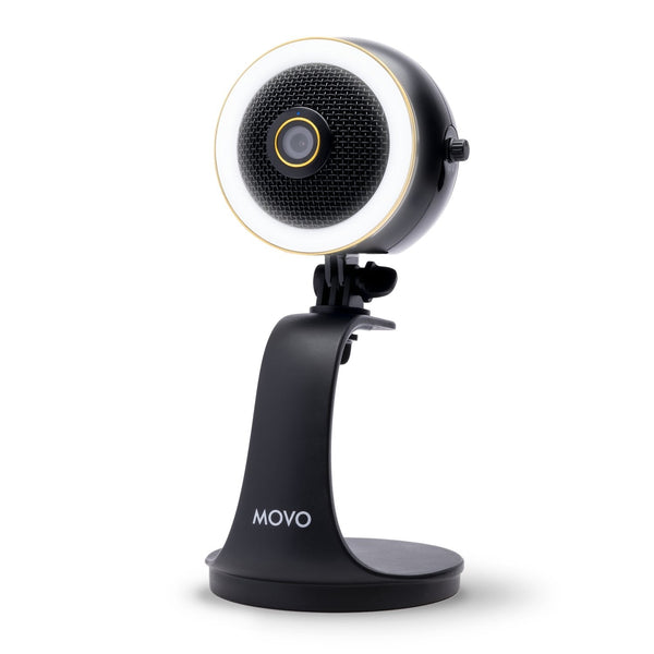 WebMic-HD-Pro Webcam With Microphone Ring Light Movo