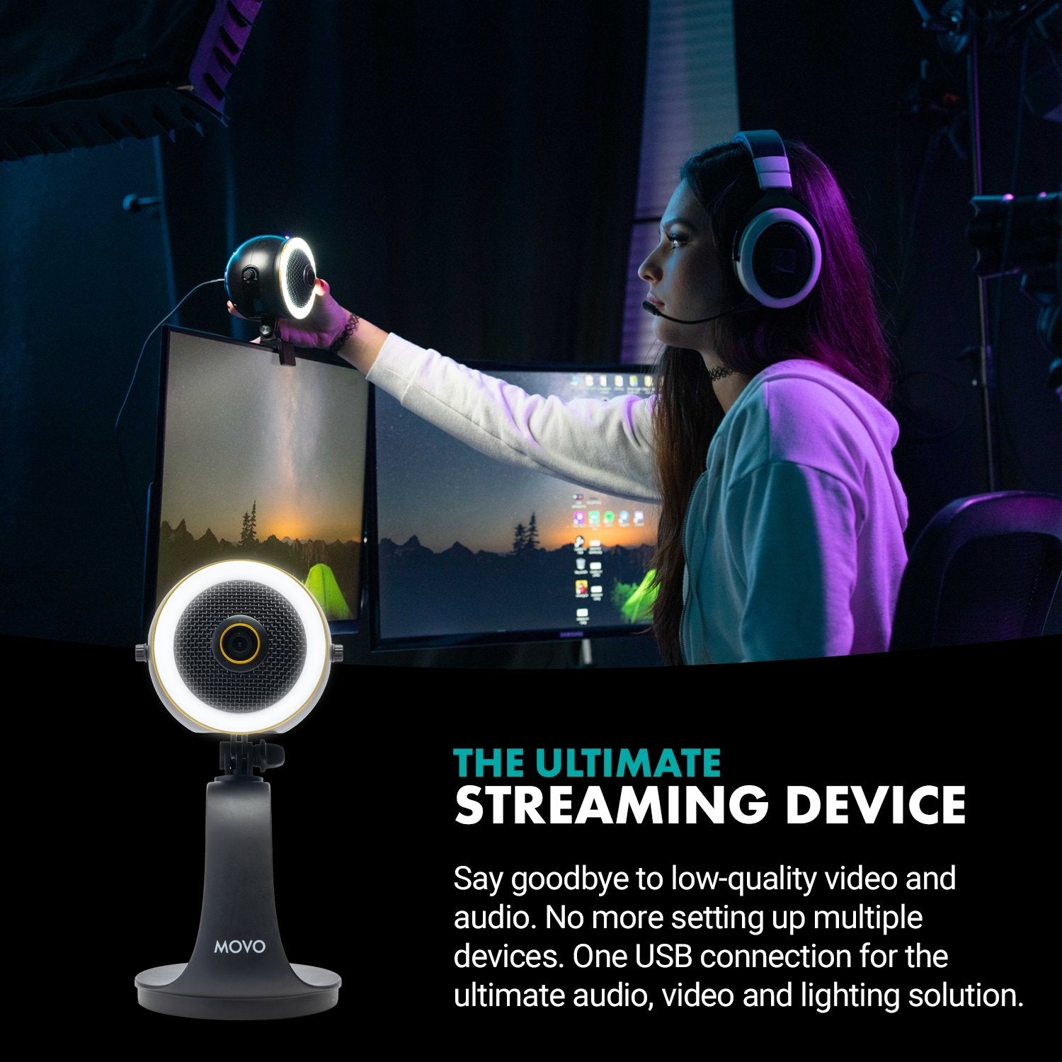 Webcam lights discount