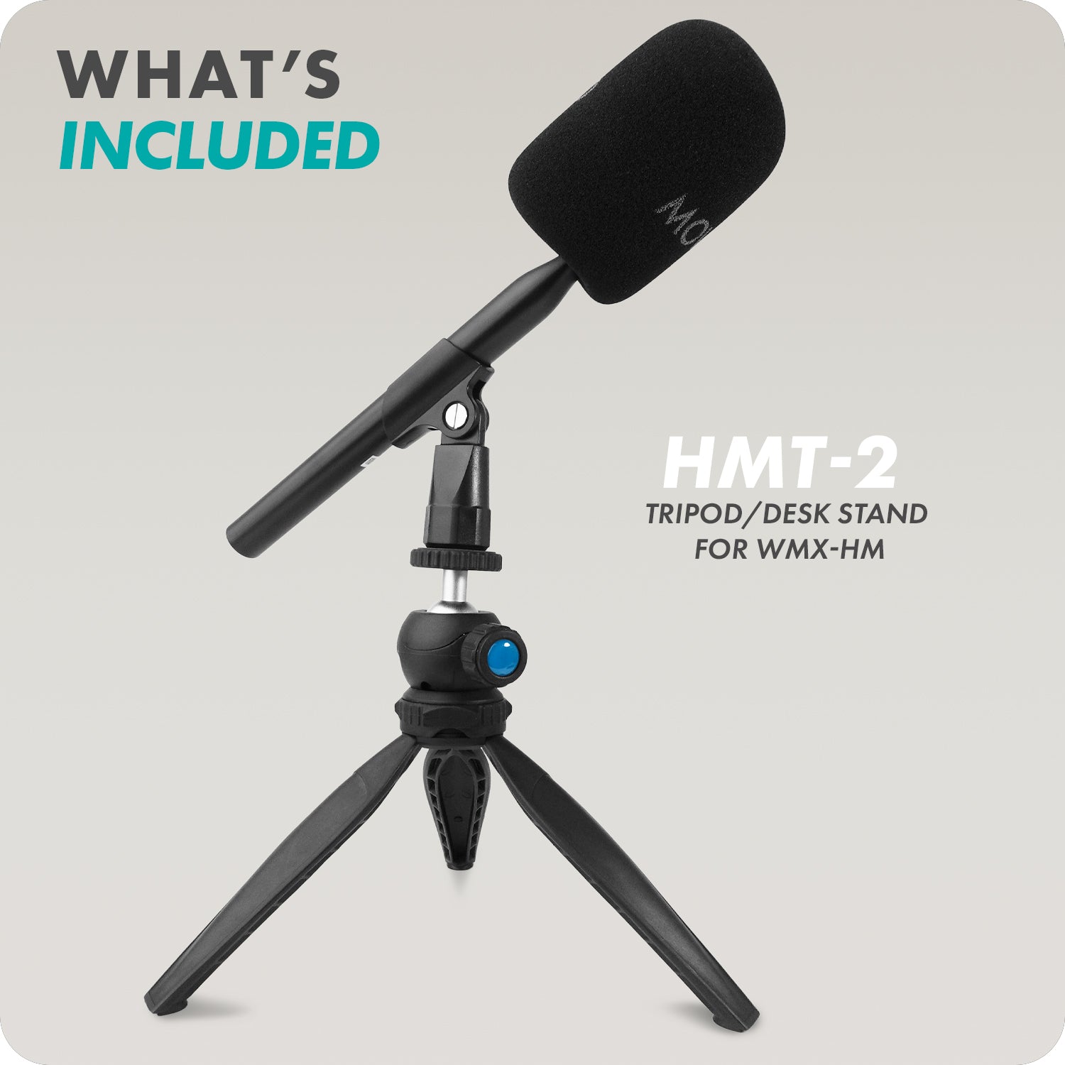 HMT-2 | Desk Tripod with Mic Holder for WMX_HM | Movo