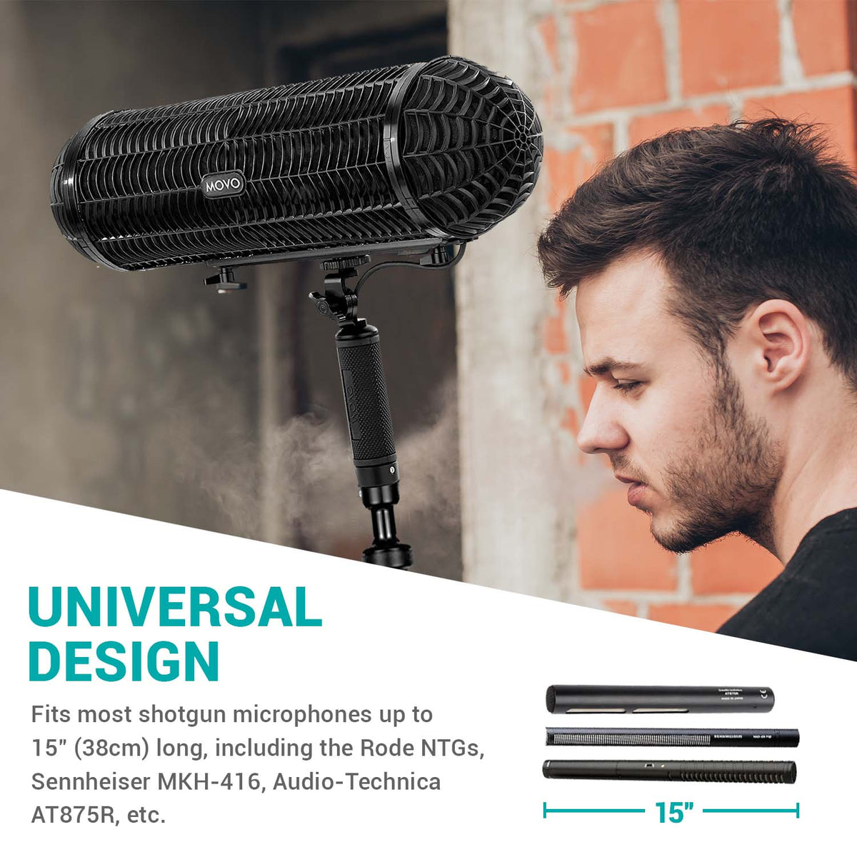 Blimp Wind &amp; Vibration Protection System | BWS1000 | Movo - Movo