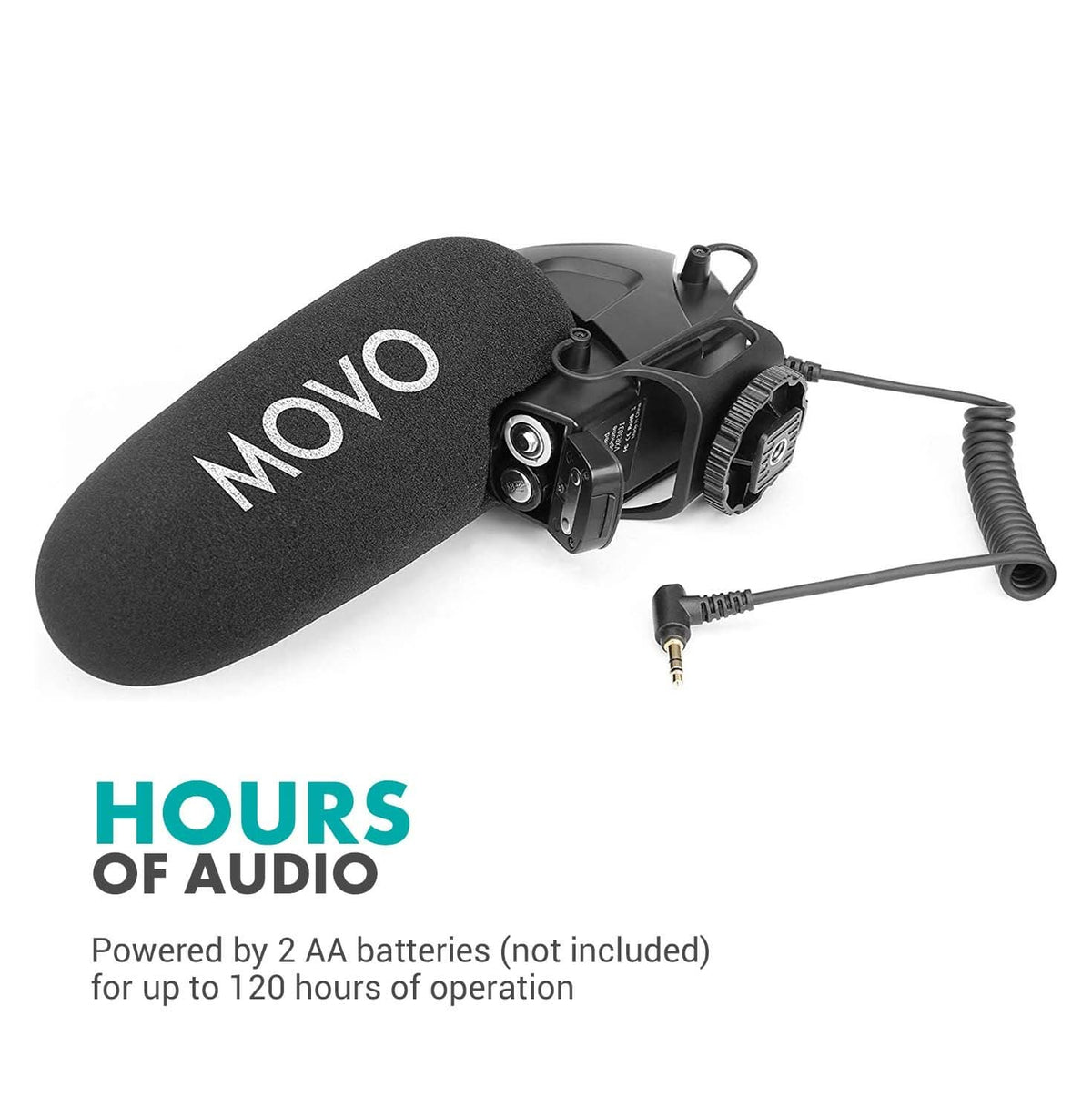 Camera Mounted Supercardioid Microphone | VXR3031 | Movo - Movo
