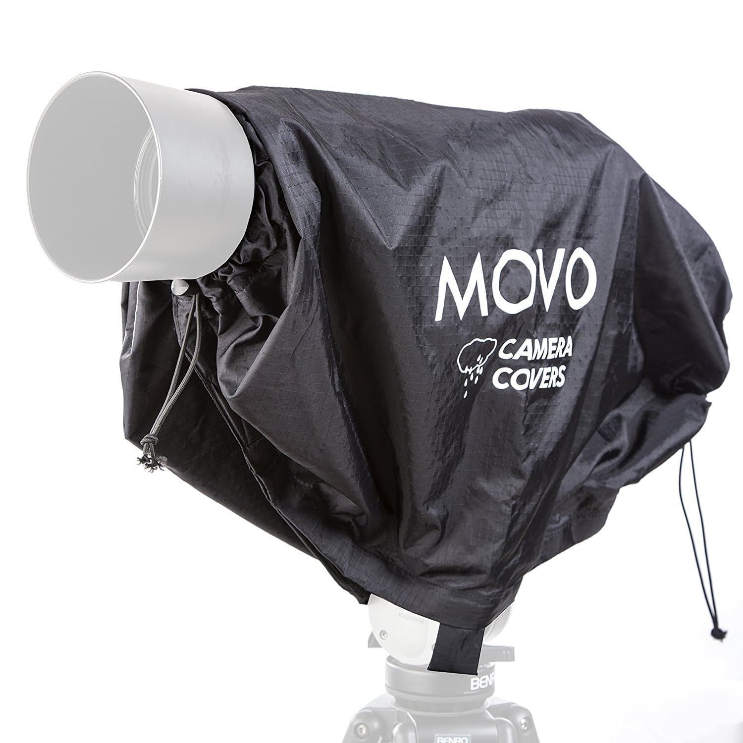 fomito camera rain cover coat bag protector rainproof waterproof Movo CRC03 Extra-Long for DSLR Camera, Lens & Tripod (Metallic Gray) It measures 27.5 x 11 x 19. Professional Waterproof Camera Rain Cover