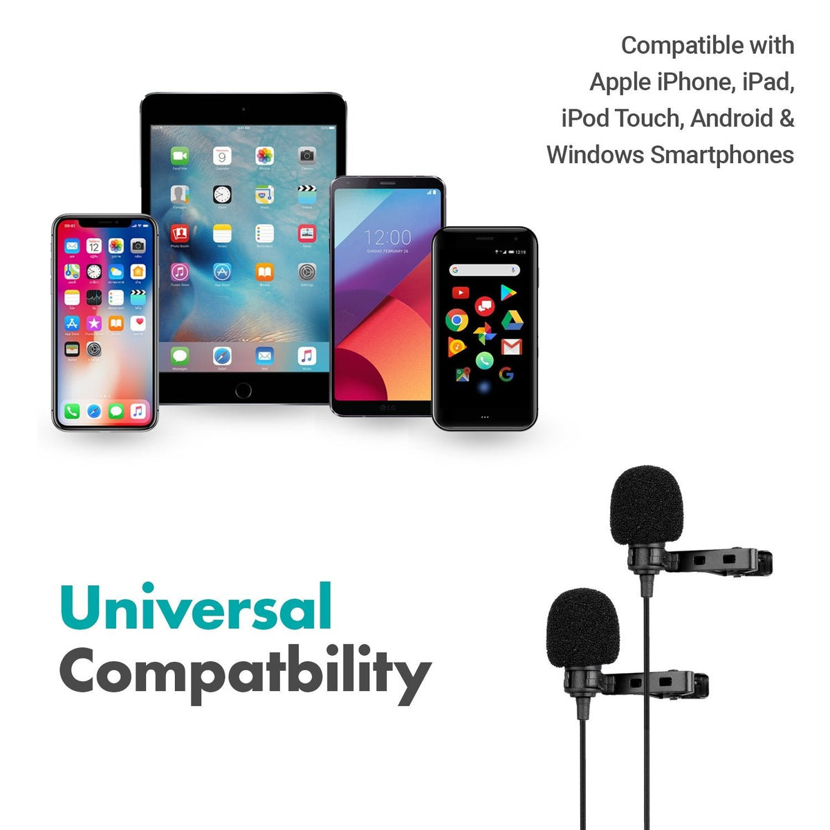 Clip-on Lavalier Interview Microphone - Movo