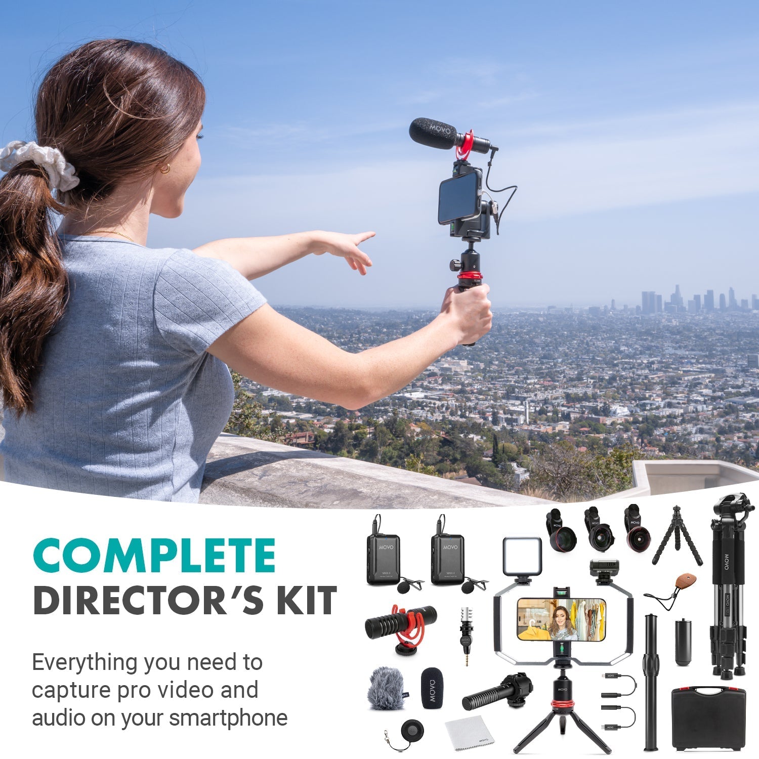 iVlog5 Complete Director's Vlogging Kit Movo