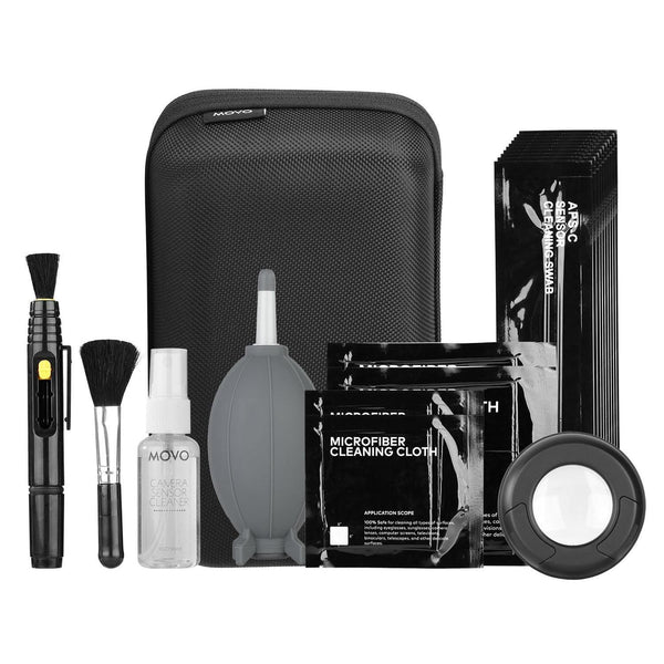 MOVO Deluxe DSLR Cleaning Kit for DSLR Camera, Lens and Sensor
