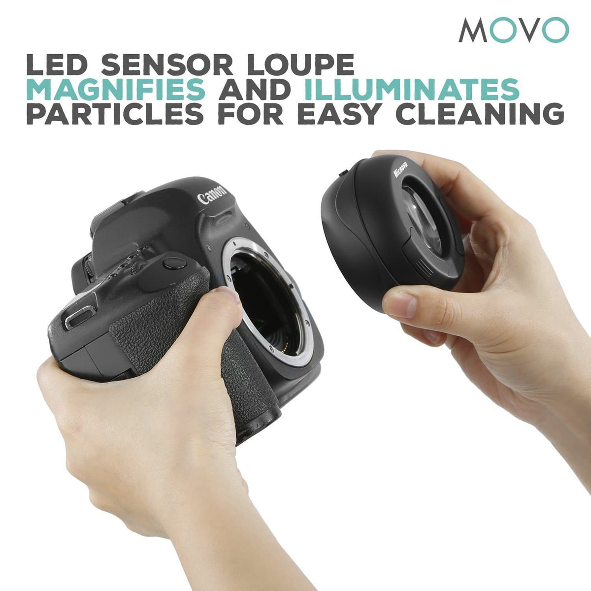 Deluxe Camera Lens Cleaning Kit | DSLR Sensor Cleaning Kit | Movo - Movo
