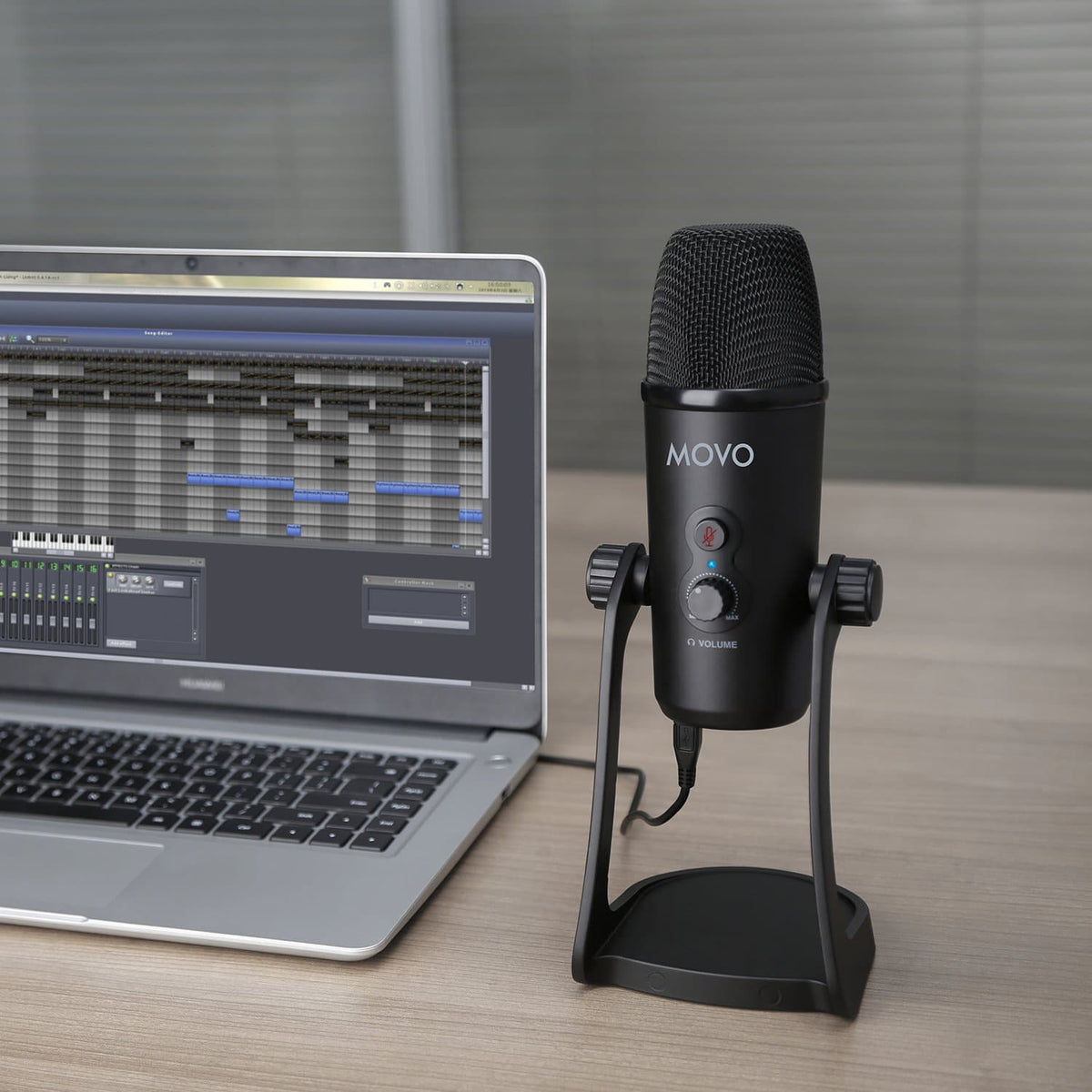 Desktop USB Microphone with Adjustable Polar Patterns | UM700 | Movo - Movo