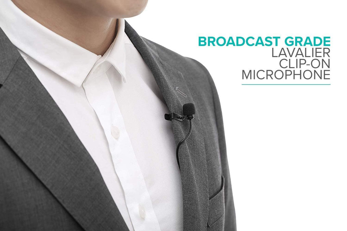 Digital Lav Omni Clip-on Mic with USB Type-C Connector - Movo