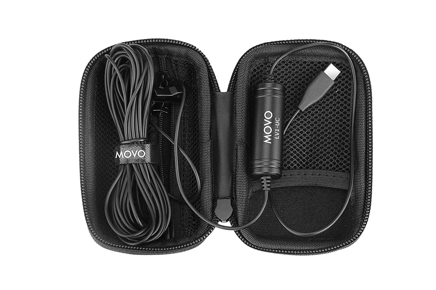 LV1-UC | Digital Lav Omni Clip-on Mic with USB Type-C Connector | Movo