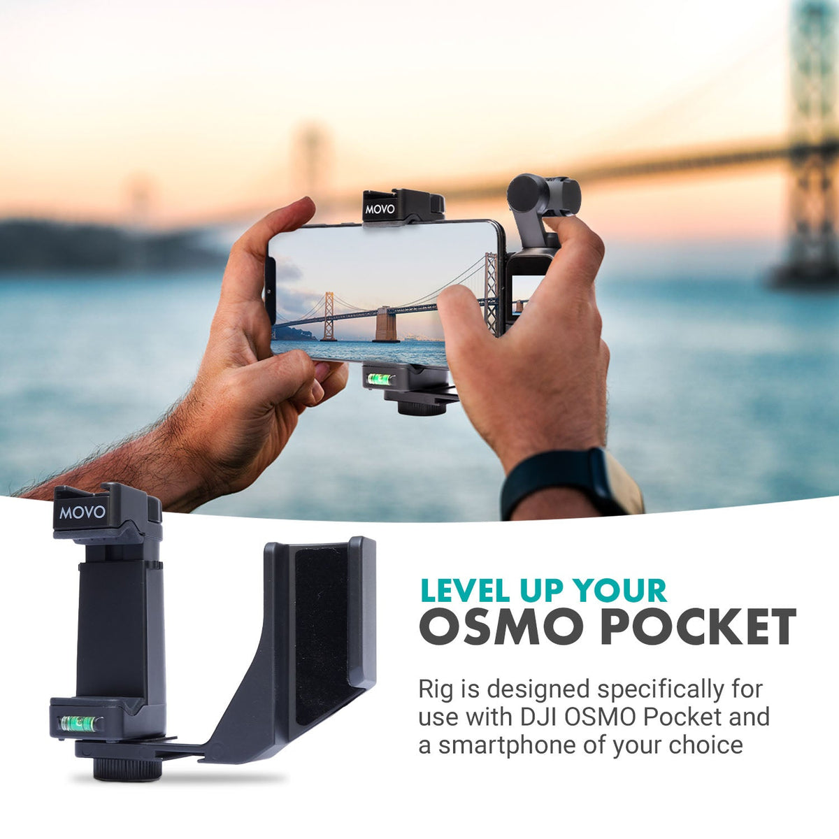 DJI OSMO Pocket Smartphone Rig | OPR-50 | Movo - Movo