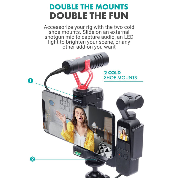OPR-50 DJI OSMO Pocket Smartphone Rig Movo - Main Image