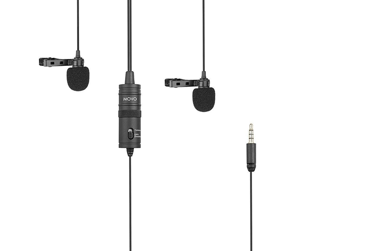 Double-Lav Omnidirectional Interview Mic - Movo