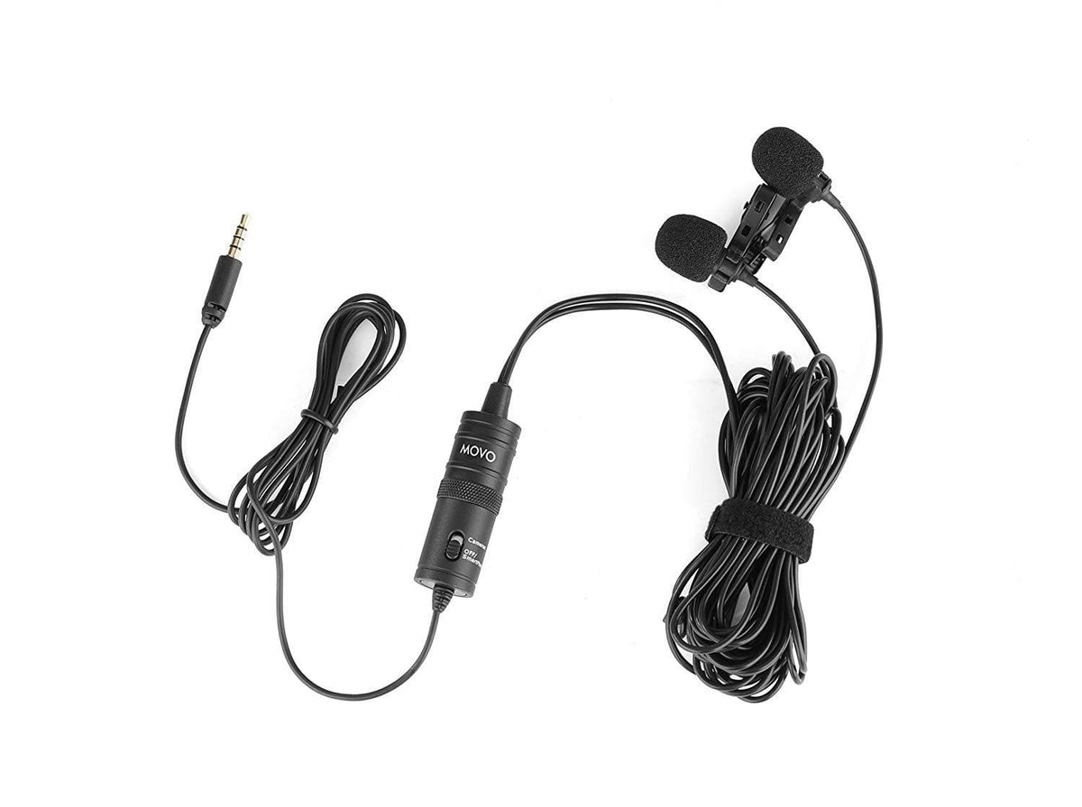 Double-Lav Omnidirectional Interview Mic - Movo