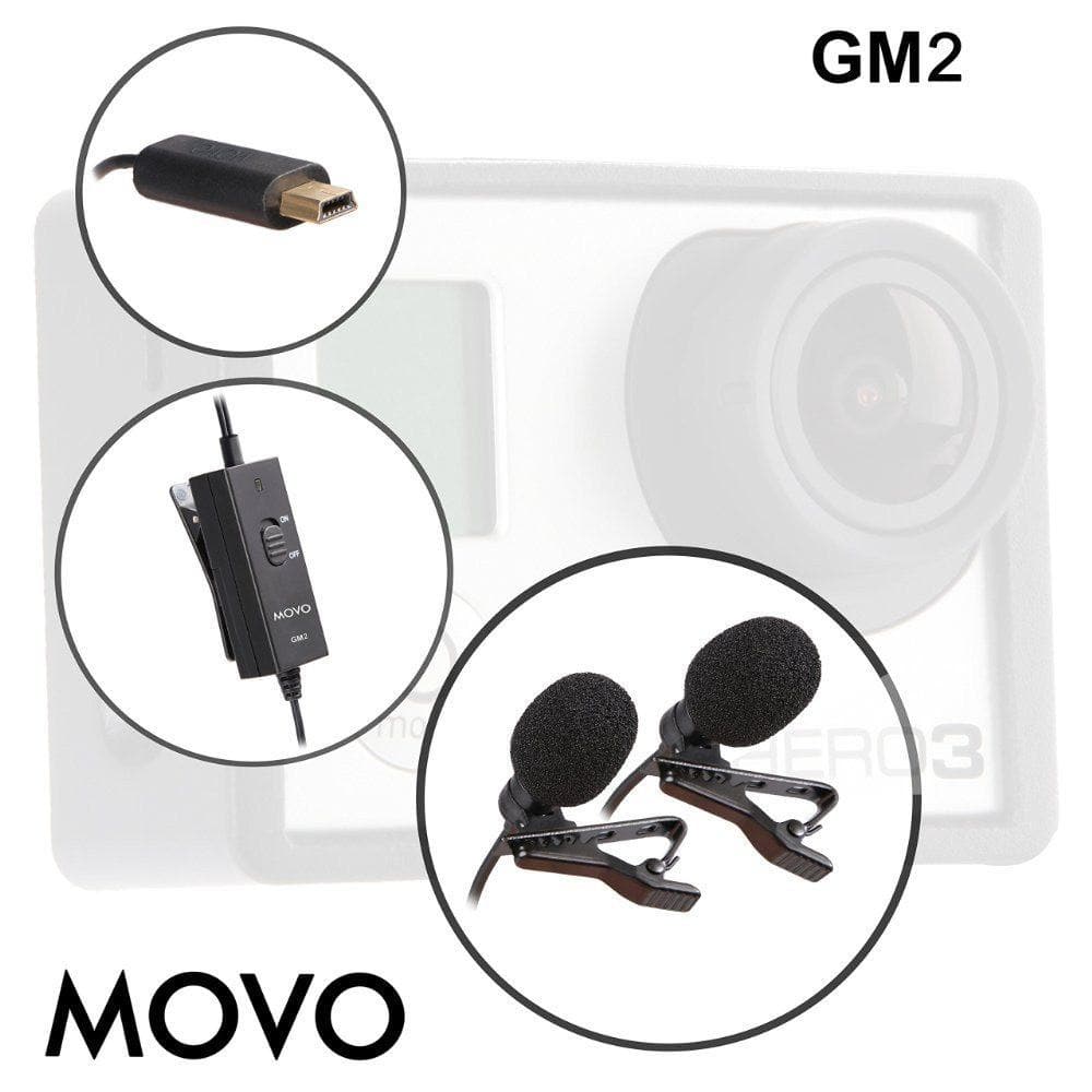 Dual-Capsule Lav Lapel Omnidirectional Condenser Mic - Movo