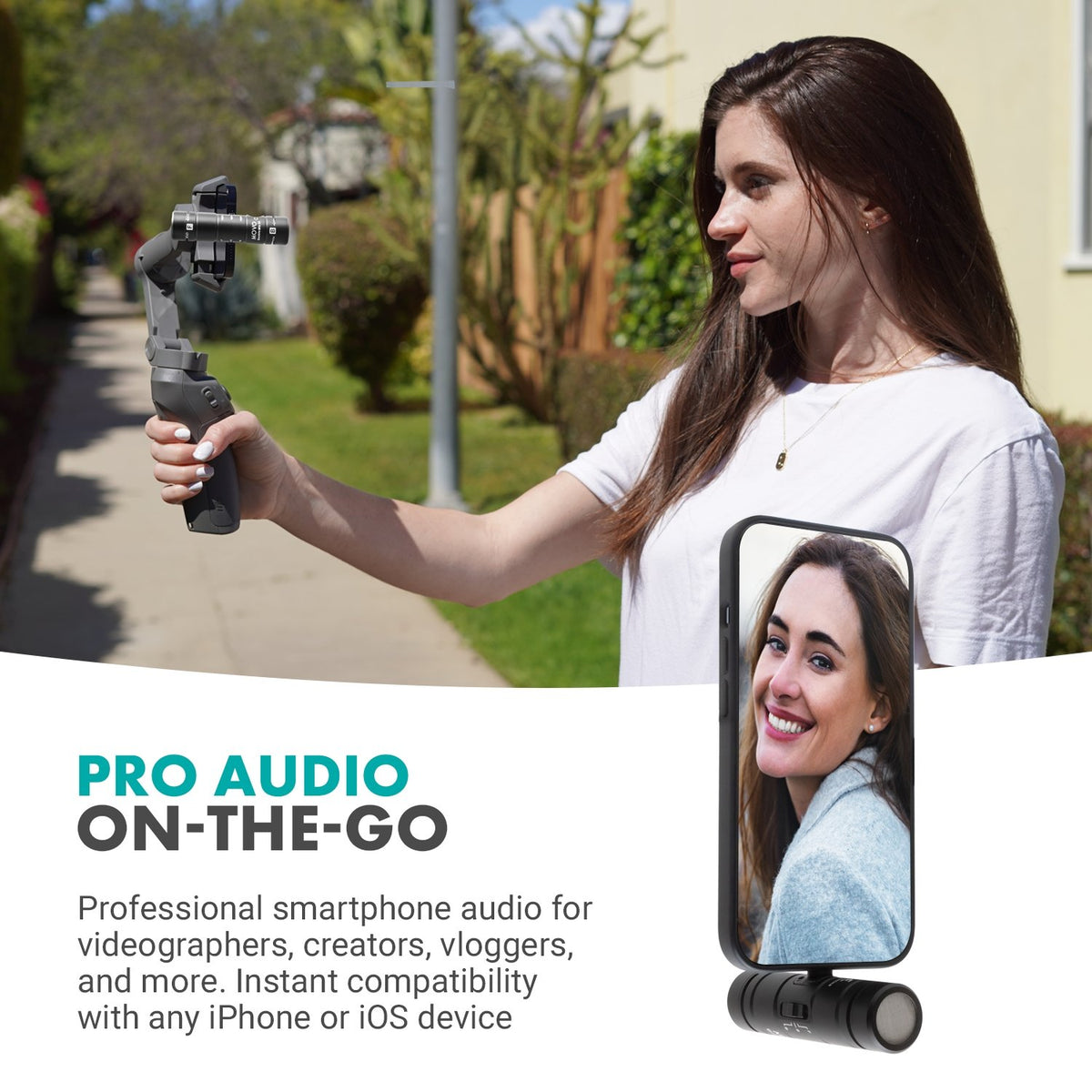 Dual Capsule Microphone for iPhone - Movo
