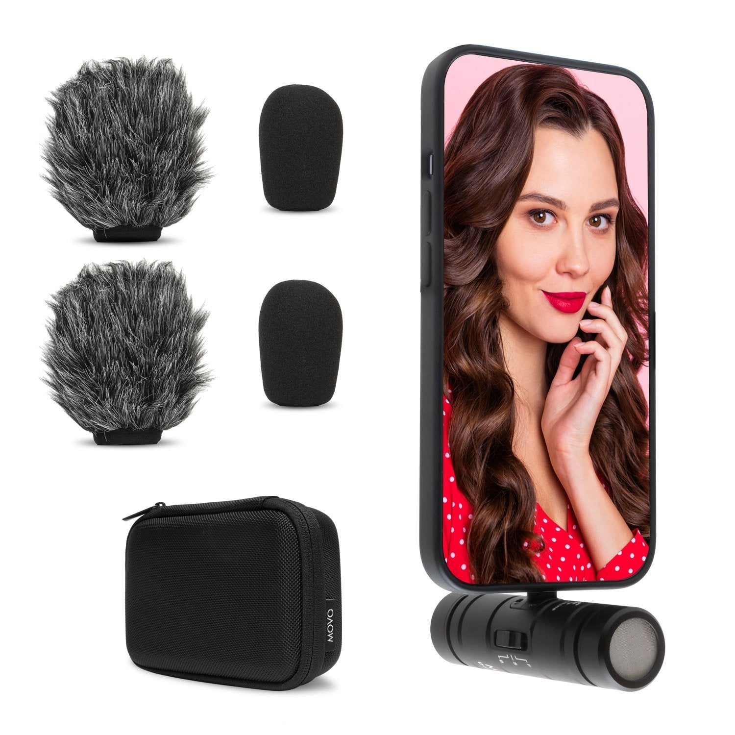 DoubleMic-DI | Dual Capsule Microphone for iPhone | Movo
