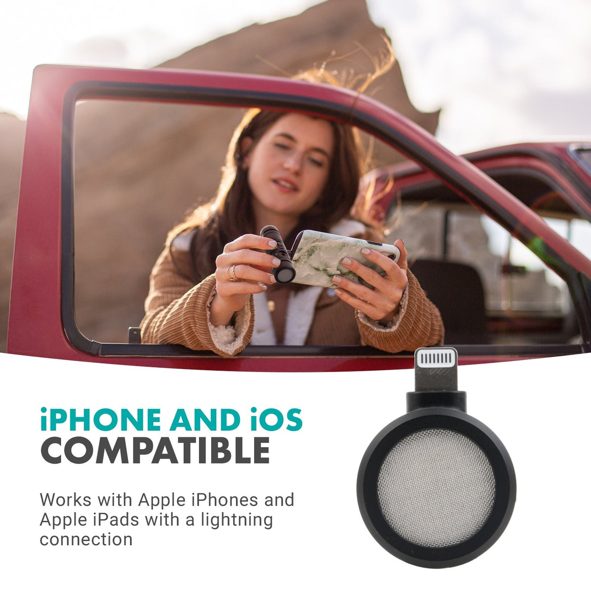 Dual Capsule Microphone for iPhone - Movo