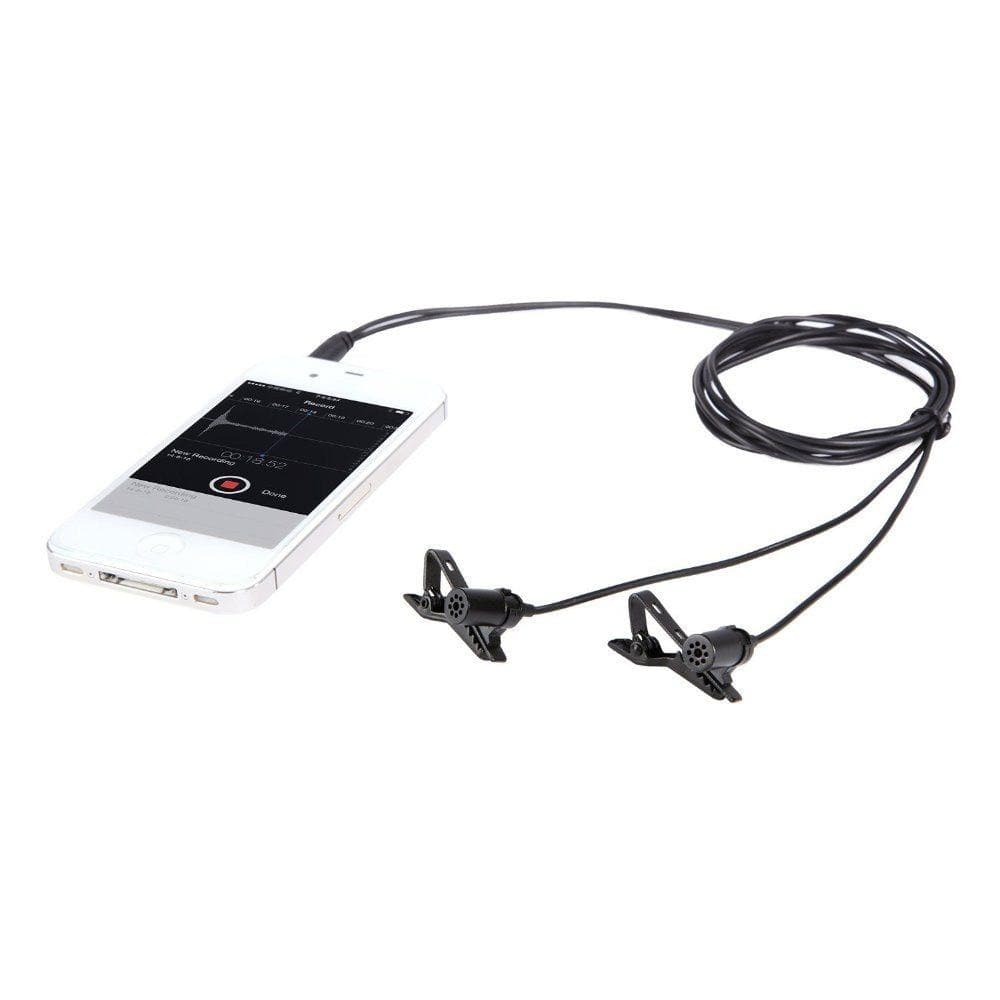 Dual-Headed Lav Omnidirectional Smartphone Mic - Movo