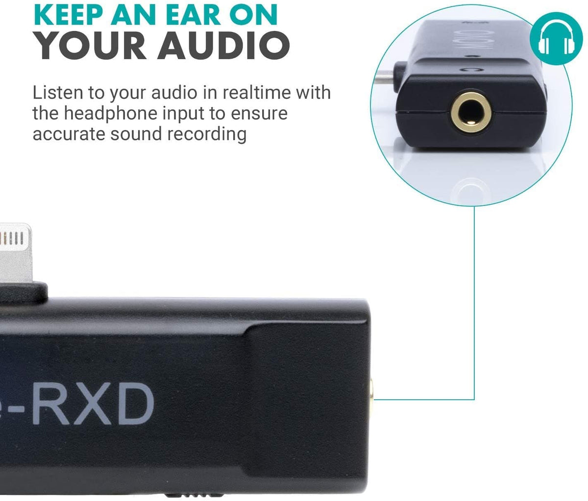 Dual Wireless Lavalier Microphone System for iPhone and iPad - Movo