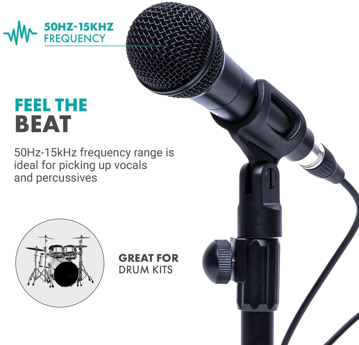 Dynamic Cardioid Vocal Microphone | HV-M5 | Movo - Movo