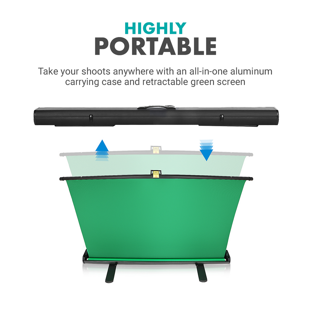 RGS-1 | Professional Retractable Green Screen | Movo