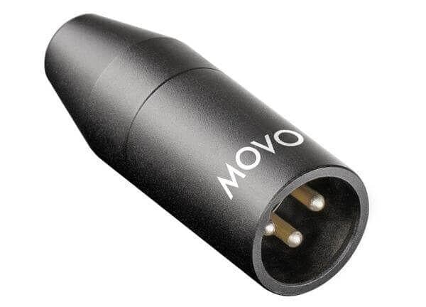 F-XLR 3.5mm (TRS) Mini-Jack F Mic Adapter to 3-pin XLR M | Movo - Movo