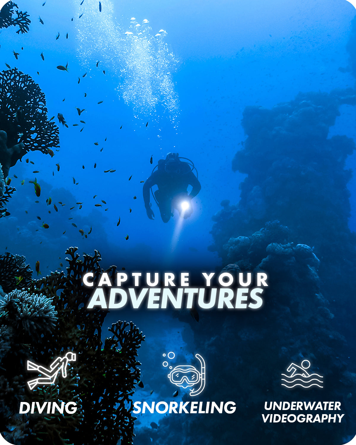 Dive Rig DiveRig6 | Underwater Video/Photo Diving Rig | Movo