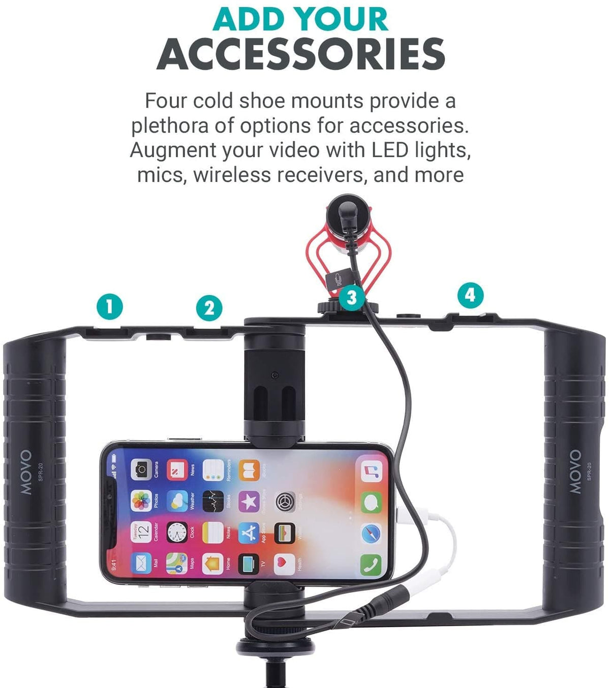Foldable Smartphone Video Rig Cage | SPR-20 | Movo - Movo