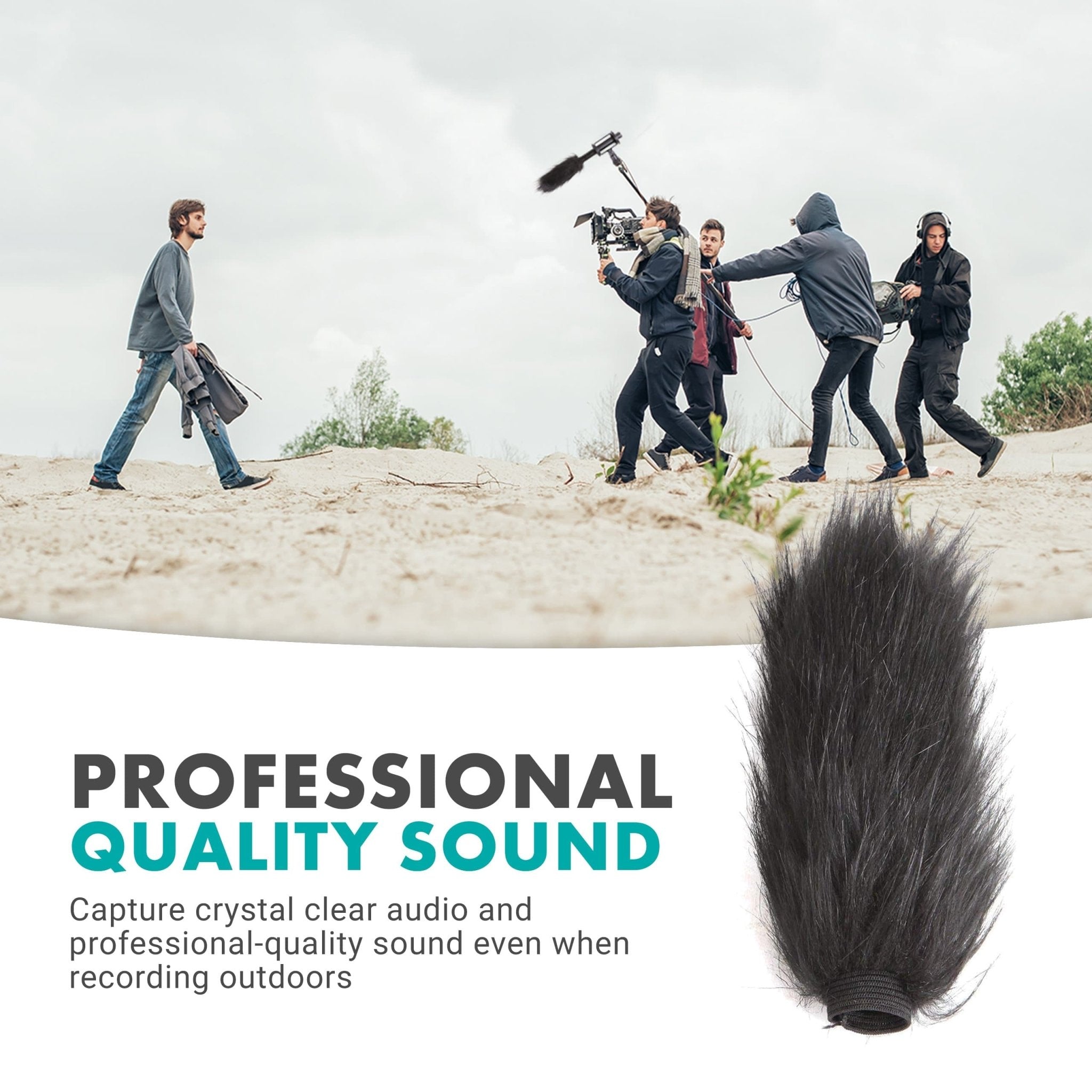 thumbnail image 2 of 8 Pack Of 20mm Microphone Windscreens For Headset... 2 of 14