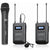 Handheld + Lavalier Wireless UHF Microphone Bundle - Movo