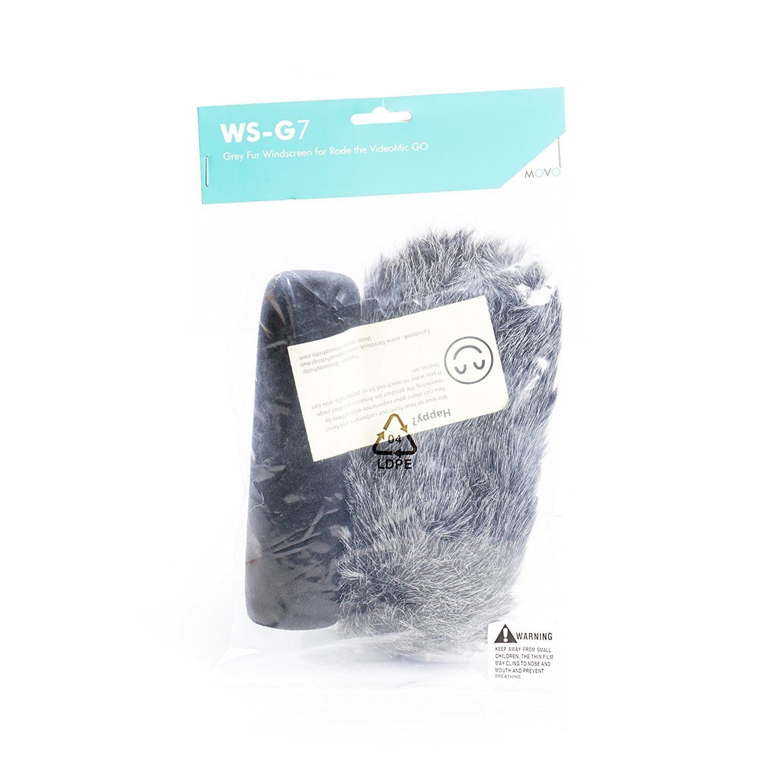 Indoor & Outdoor Wind Muffs | Rode VideoMic Go | WS-G7 | Movo - Movo