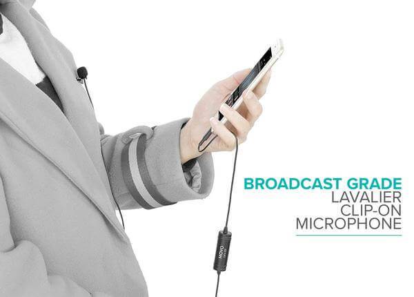 iPhone Lightning Lavalier Microphone - Movo