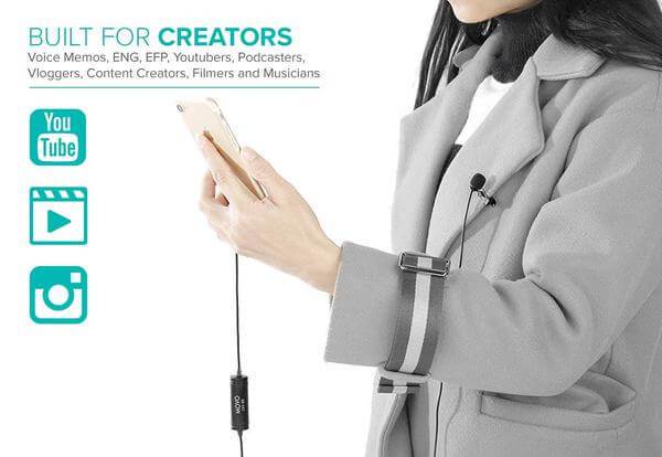 iPhone Lightning Lavalier Microphone - Movo