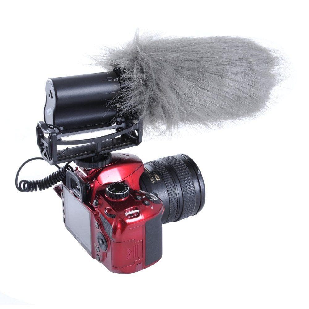 Large Shotgun Mic Windscreen Muffs | 7&quot; X 55mm | WS3 | Movo - Movo