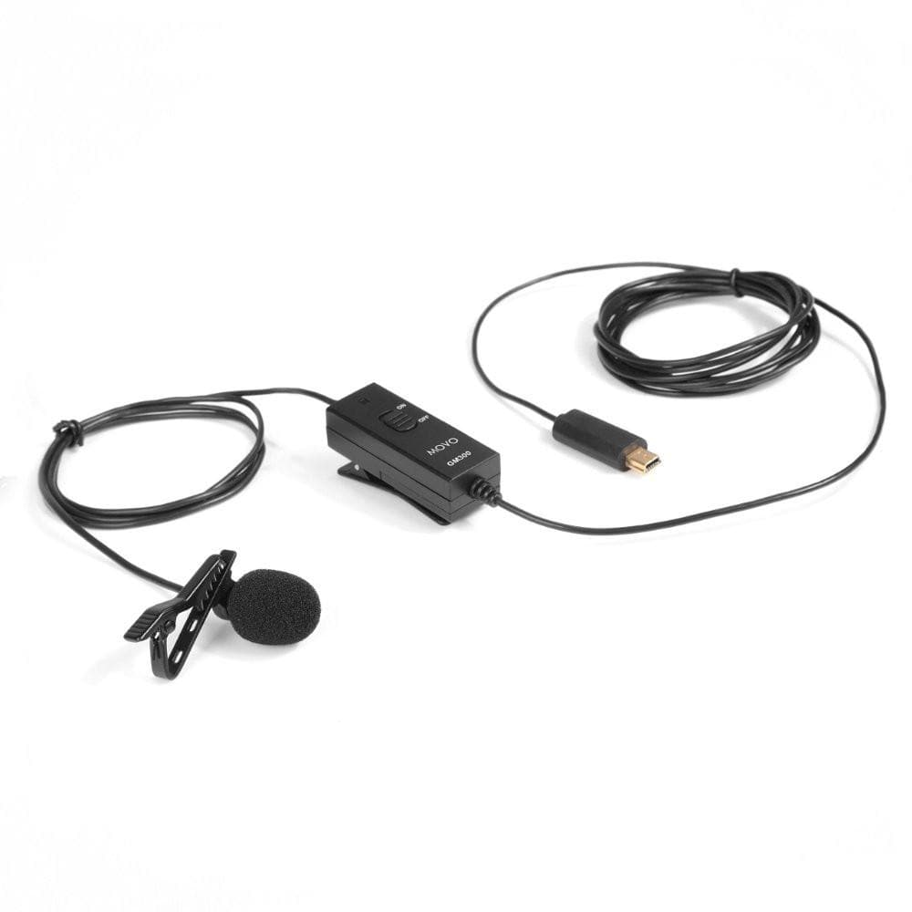 GM300 | Lightweight Battery Powered Lavalier Microphone for GoPro | Movo