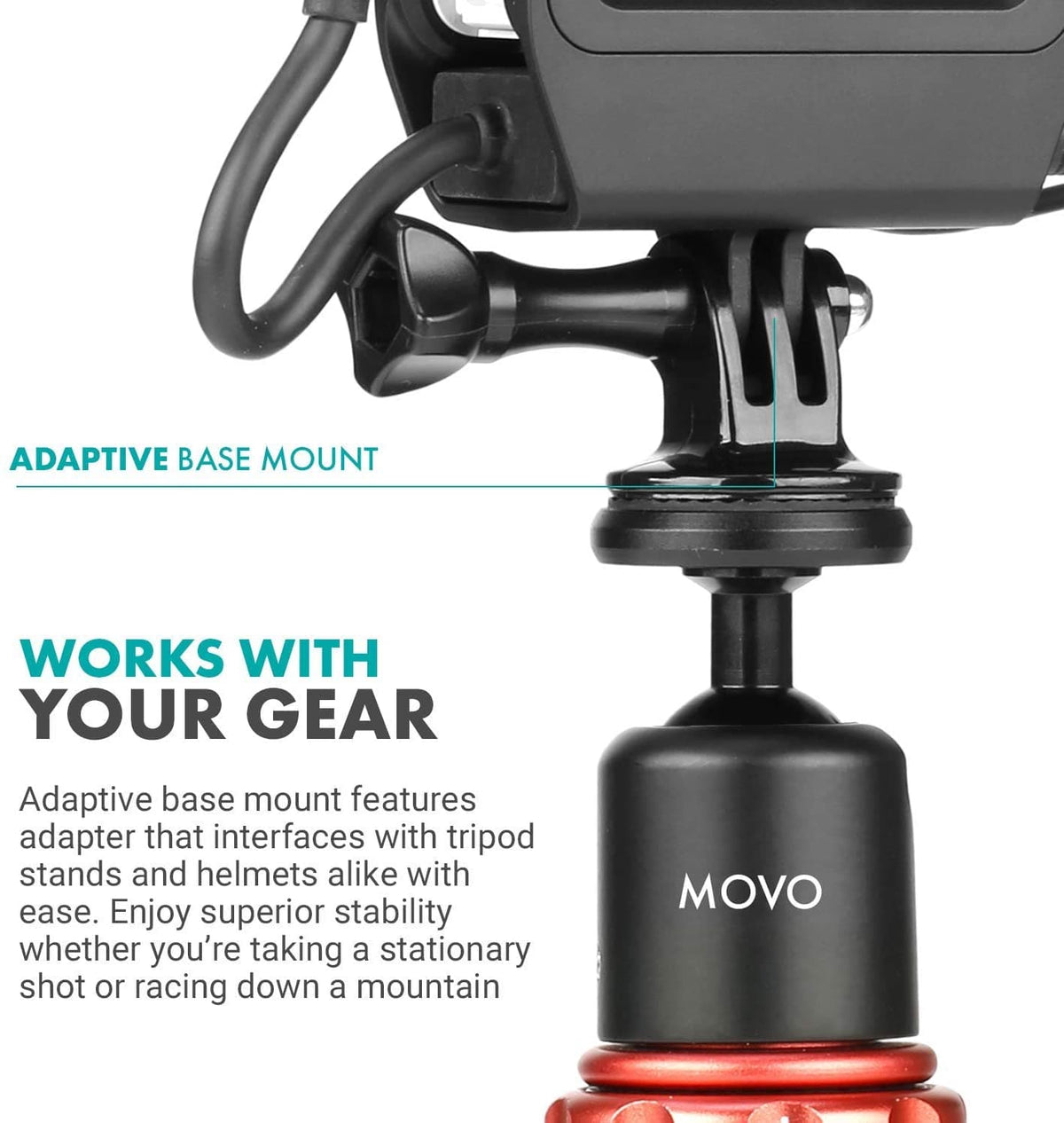 Media Housing Case Compatible with GoPro | GPR-5 | Movo - Movo