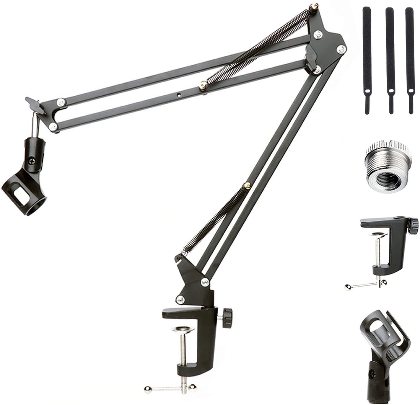 ASM-5 | Mic Suspension Boom Scissor Arm W/ Desk Clamp | Movo