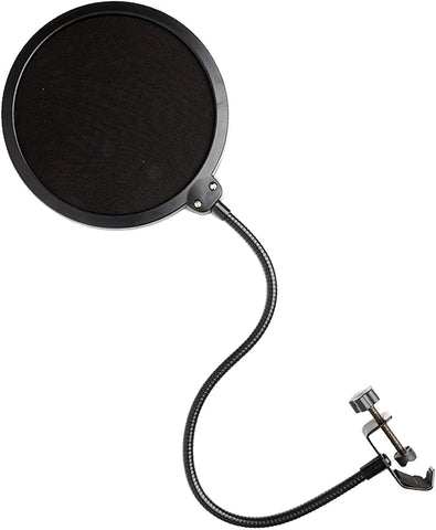 PF-6 | Microphone Pop Filter with Gooseneck Arm + Clamp | Movo